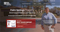 Desktop Screenshot of palmspringspropertymanagement.com